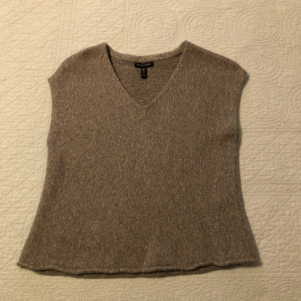 Eileen Fisher alpaca sweater vest. Size XS.
